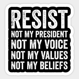 Anti-trump Sticker